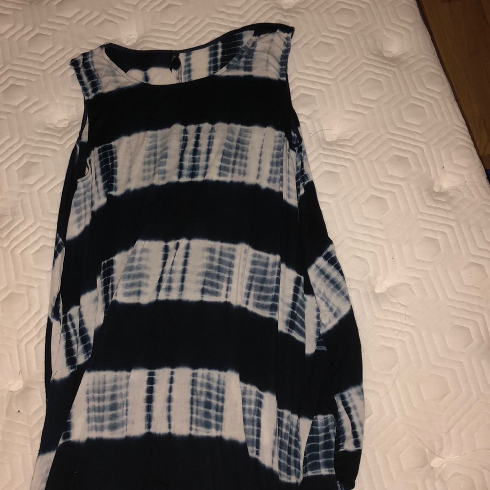 Tie Dye Blue Dress